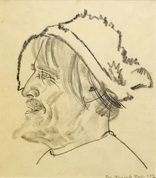 Konstantin Stanislavsky en Satin dans la pièce Les Bas-Fonds de M. Gorki, 1922