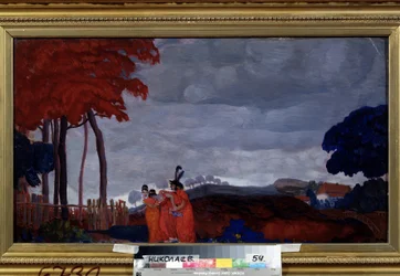 La douleur de la jeune fille