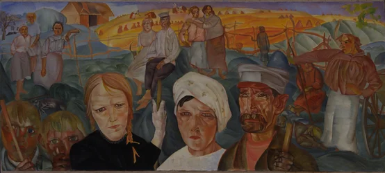 Terre paysanne de la série Visages de Russie, 1917