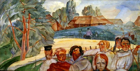 Russie, du cycle Visages de Russie, 1917