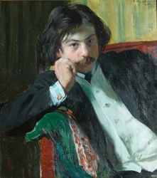 Portrait du poète Janko Lavrin 1887-1986, 1909