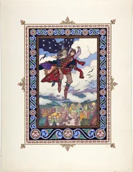 Illustration pour le conte de fées Marya Morevna (Maria des mers)