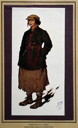 Russie : agent féminin de la révolution russe cheka