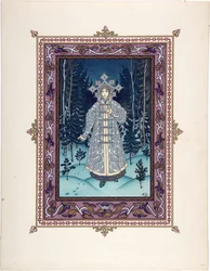 Illustration pour le conte de fées Snegurochka