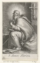 Saint Ammonius le Grand en ermite