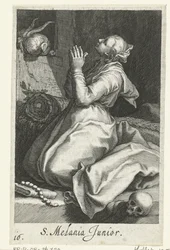 Sainte Mélanie la Jeune en ermite