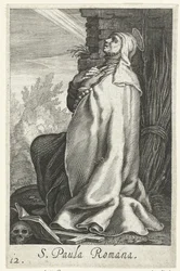 Sainte Paule de Rome en ermite