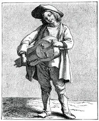 Un joueur de vielle, 1737-1742