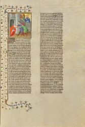 Athalie, reine de Juda, traînée hors du temple
