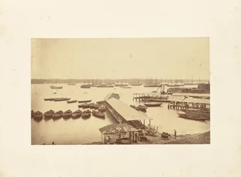 Scène portuaire