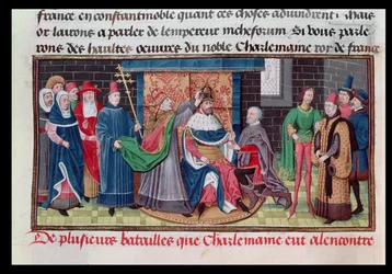 Ms 5089-90 Le couronnement de l