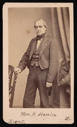 Portrait de Hannibal Hamlin, 1809-1891
