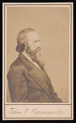 Portrait de John Franklin Farnsworth 1820-1897