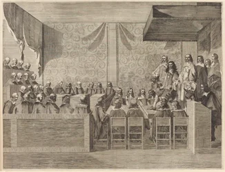 Charles II avec son conseil