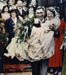 Mariés à Londres en 1932.