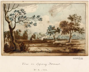 Une série de croquis, vues en Grande-Bretagne, sur le Continent et en Amérique 1772-1778