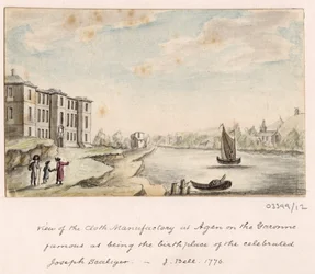 Une série de croquis, vues en Grande-Bretagne, sur le continent et en Amérique 1772-1778