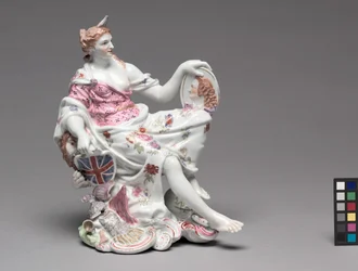Britannia, Manufacture de porcelaine de Longton Hall, vers 1756