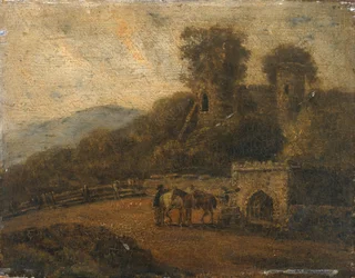 Castell Coch (huile sur panneau)