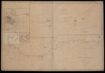 Carte de Terra Australis par M Flinders, commandant du sloop de Sa Majesté, 