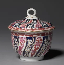 Bol couvert, manufacture Worcester Porcelain Factory, c.1770