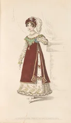 Costume danois porté à la fête du prince régent