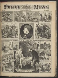 Couverture du Illustrated Police News, 29 novembre 1884
