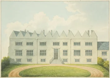 Façade principale de la maison Abbots