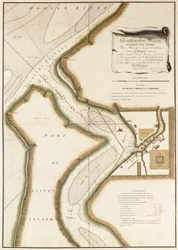 Carte de la rivière Hoogly, vers 1777