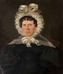 Madame Rebekah Franklin, épouse du révérend Francis Franklin, fin des années 1840