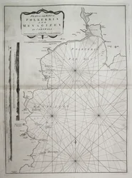 Plan des baies de Polkerris et Mevagizey en Cornouailles