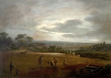 Labour et Semis de Haricots