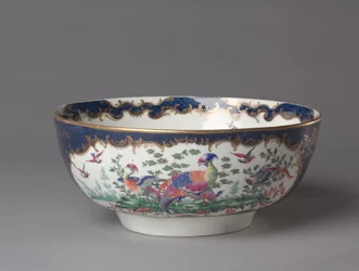 Bol à punch, Worcester Porcelain Factory, c.1770