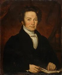 Révérend Evan Evans (huile sur toile)