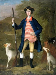 Richard Gwynne de Taliaris et Tregib (huile sur toile)