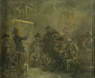 Esquisse : le comité de sélection de la Royal Academy