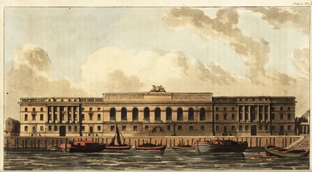 La nouvelle douane sur la Tamise, Londres