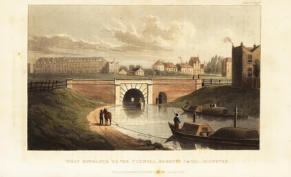 Portail ouest du tunnel d