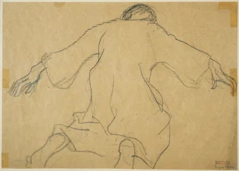 Devenir et disparaître, vers 1920 (fusain sur papier)