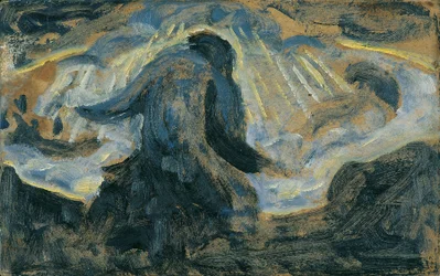 Devenir et disparaître, vers 1920 (huile sur carton)