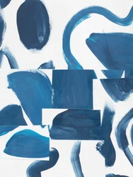Formes bleues abstraites