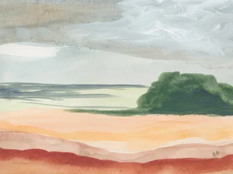 Paysage désertique abstrait