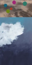 Paysage nuageux éclatant