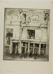 Portland, Oregon - La petite boutique sur les piles