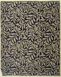 Fruits et feuillage, fabriqué par Warner & Ramin, vers 1875