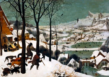 Chasseurs dans la neige, Hiver, 1565