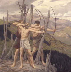 Les Archers, 1917