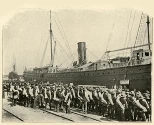16e Infanterie embarquant, Guerre hispano-américaine, juin 1898, 1899