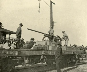 Sergent Borrowe et le canon à dynamite, Guerre hispano-américaine, juin 1898