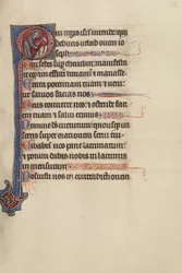Initiale O : Dieu s